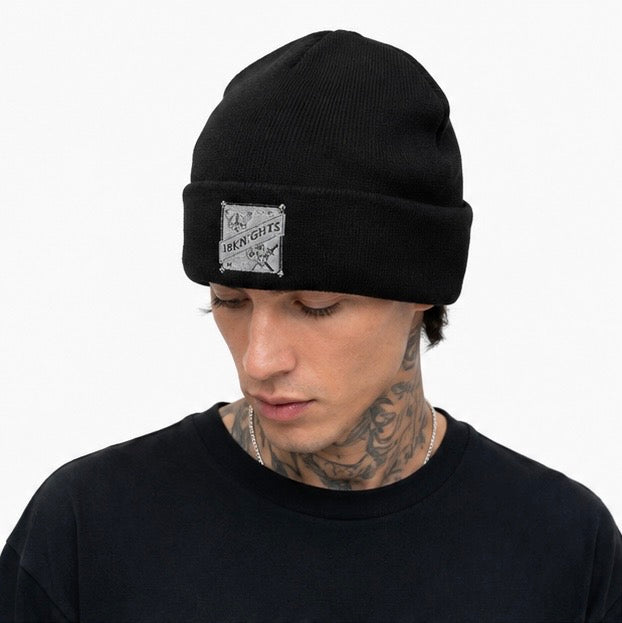Logo on a beanie