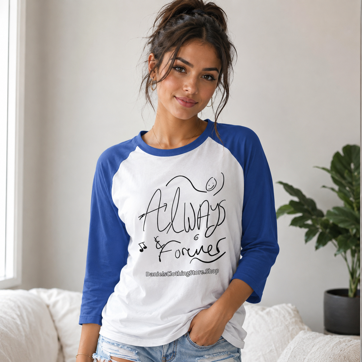 Always and Forever 3/4 sleeve t-shirt (DCS)