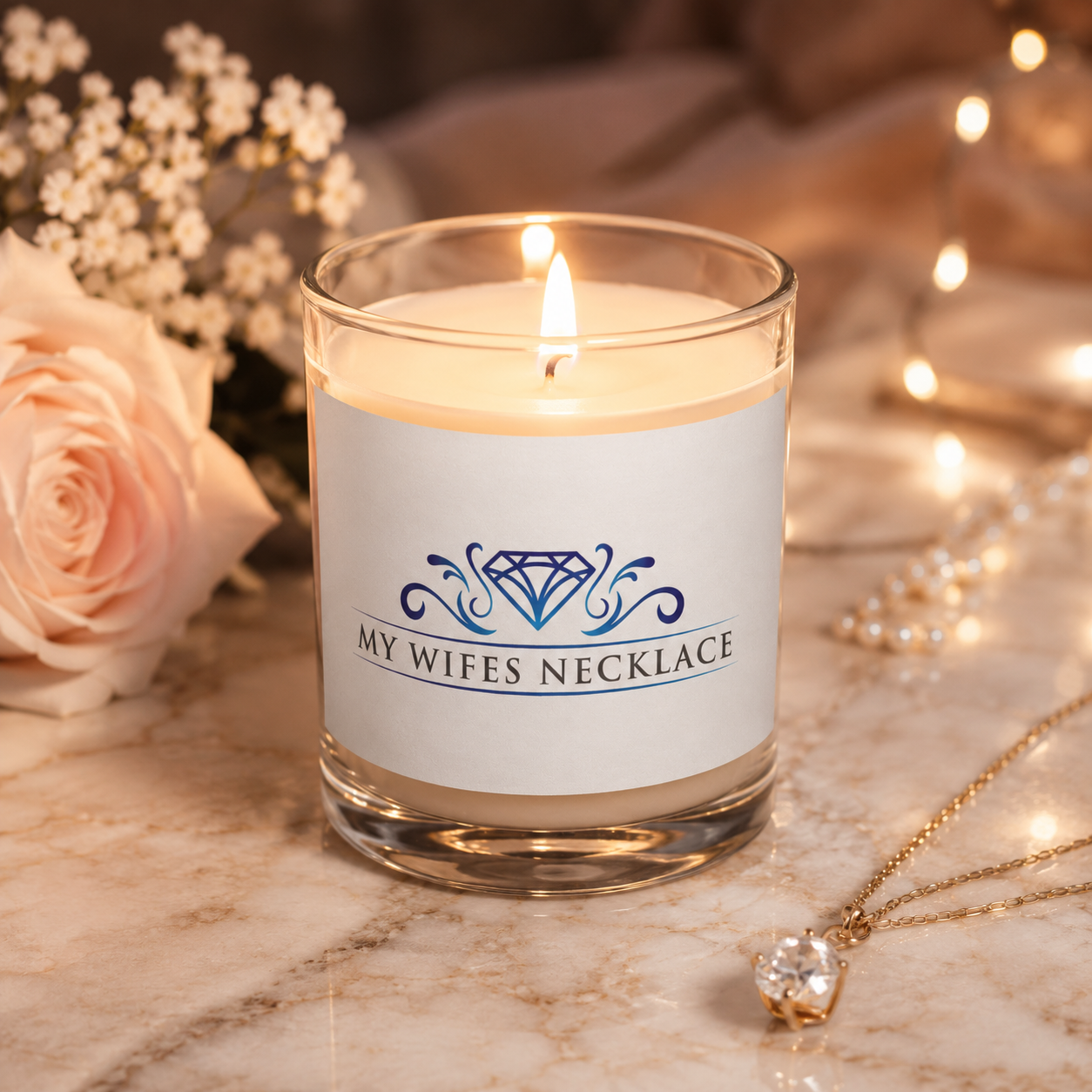 Glass jar soy wax candle (MWN)