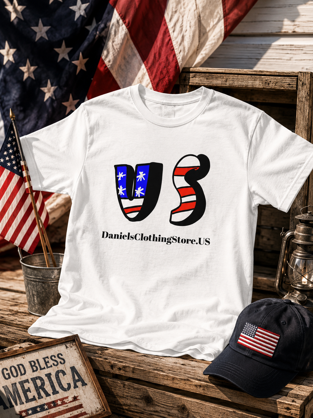 United States initials T-Shirt