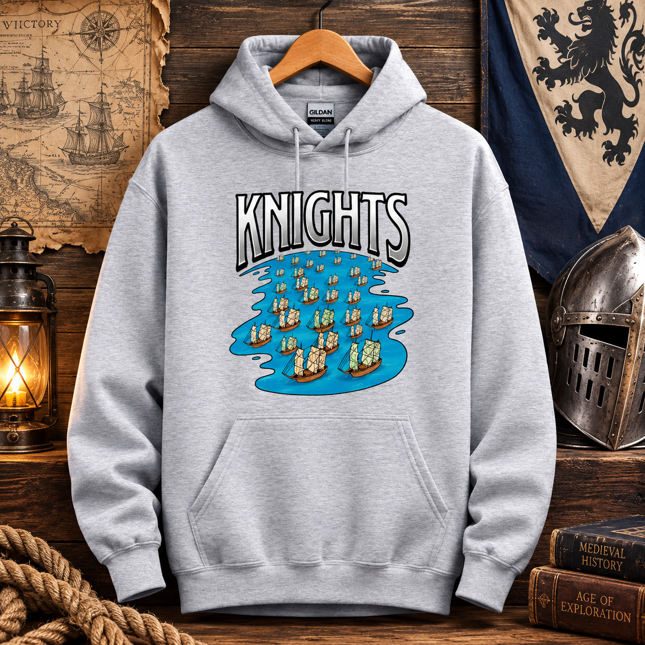 Army of Boats Unisex Hoodie (Knights)