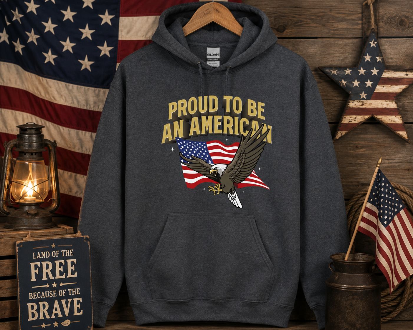 Proud to be an American Hoodie