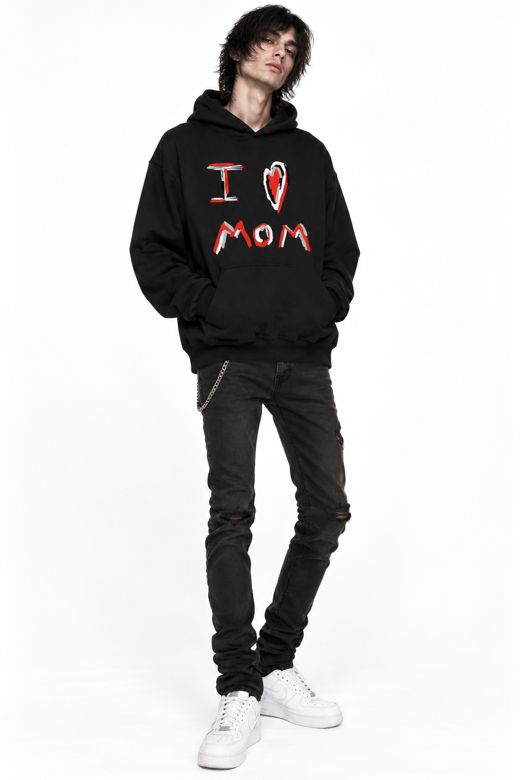 I Love Mom Hoodie