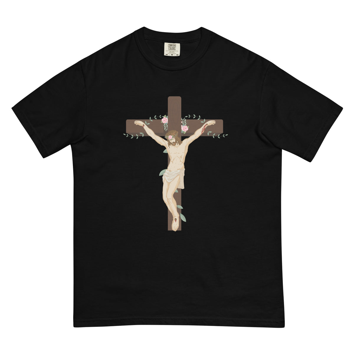 Men’s garment-dyed heavyweight t-shirt (767 - Jesus Christ Graphic)