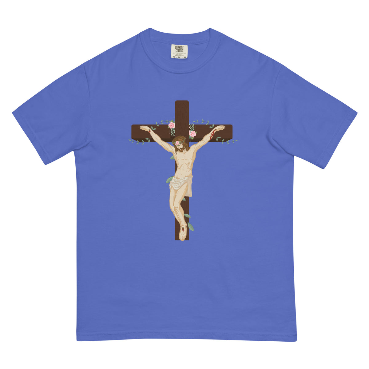 Men’s garment-dyed heavyweight t-shirt (767 - Jesus Christ Graphic)
