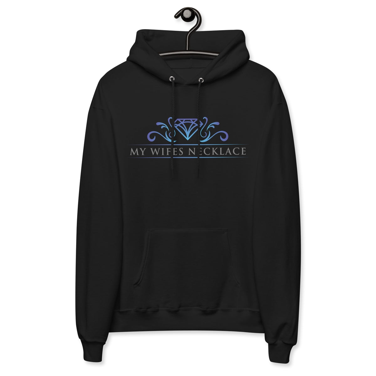 Unisex fleece hoodie (My Wifes Necklace)