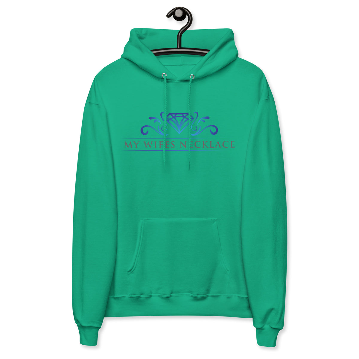 Unisex fleece hoodie (My Wifes Necklace)