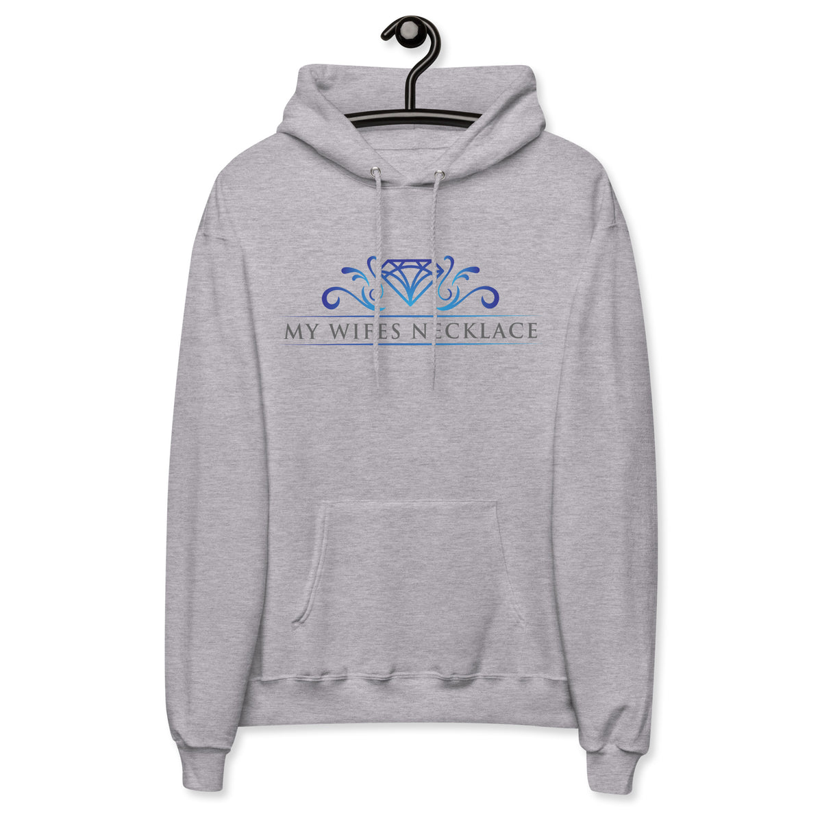 Unisex fleece hoodie (My Wifes Necklace)