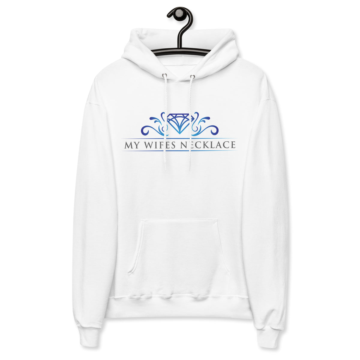 Unisex fleece hoodie (My Wifes Necklace)